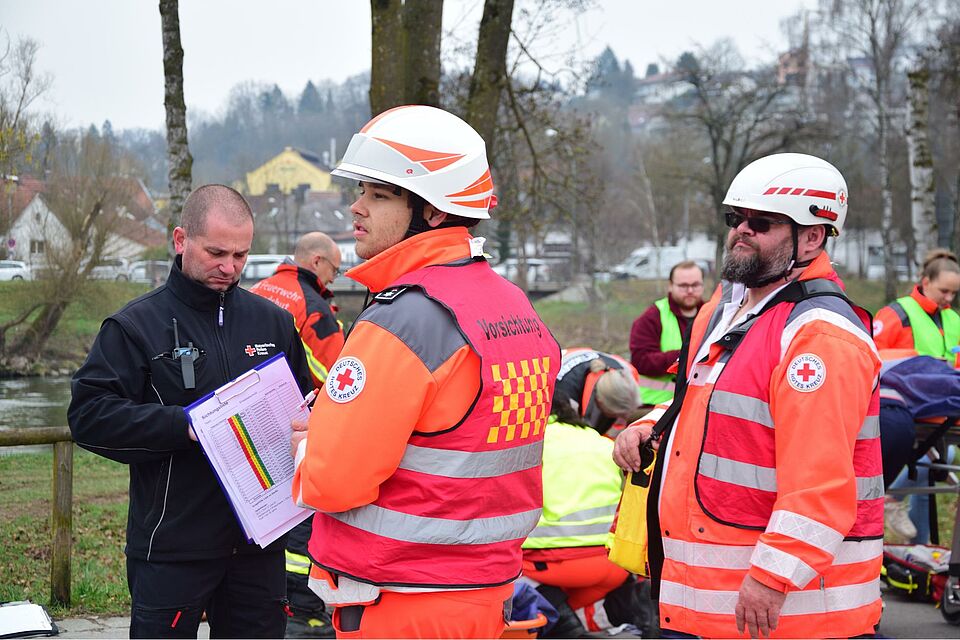 Katastrophenschutzübung in Landshut