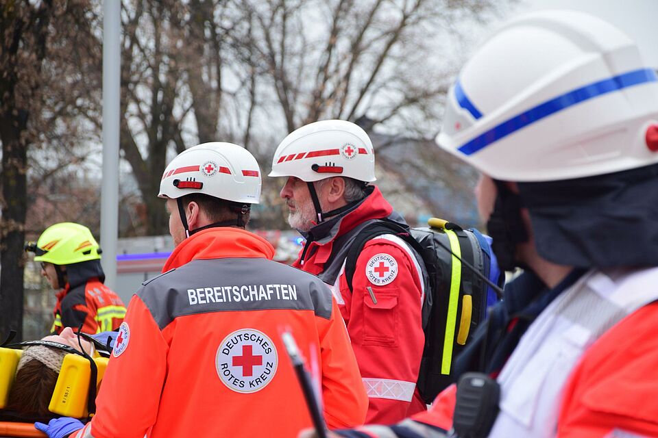Katastrophenschutzübung in Landshut